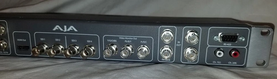 AJA Video Systems K3G-Box External Video Editing Breakout Box Used NO AC ADAP - Image 3 of 4