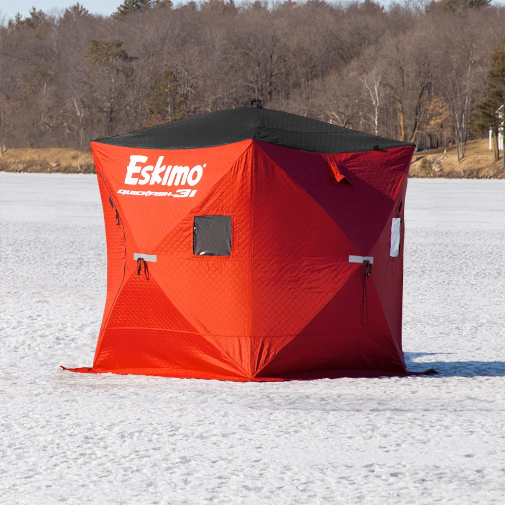 NEW Eskimo QuickFish 3i INSULATED Man Ice Shelter Fishing Portable Tent  Shack