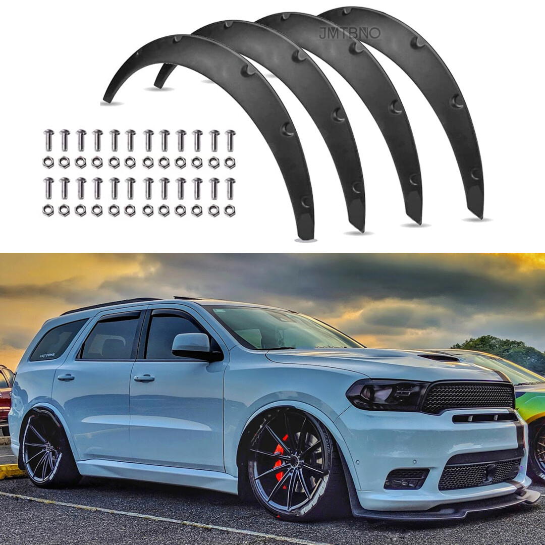 4xCar Fender Flares Extra Wide Body Kit Wheel Arches 4.5'' For Dodge Durango SRT eBay