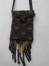 Hand Made Glass Beaded Mini Purse