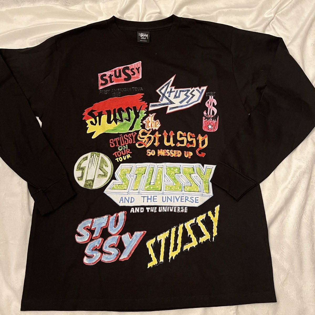 Vintage Stussy Japan Long Sleeve T Shirt Size Large NEW RARE Vintage Stussy Japan Long Sleeve T Shirt Size Large NEW RARE