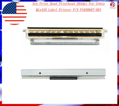 New Print Head Printhead 203dpi For Zebra QLn420 Label Printer P/N P1050667-001