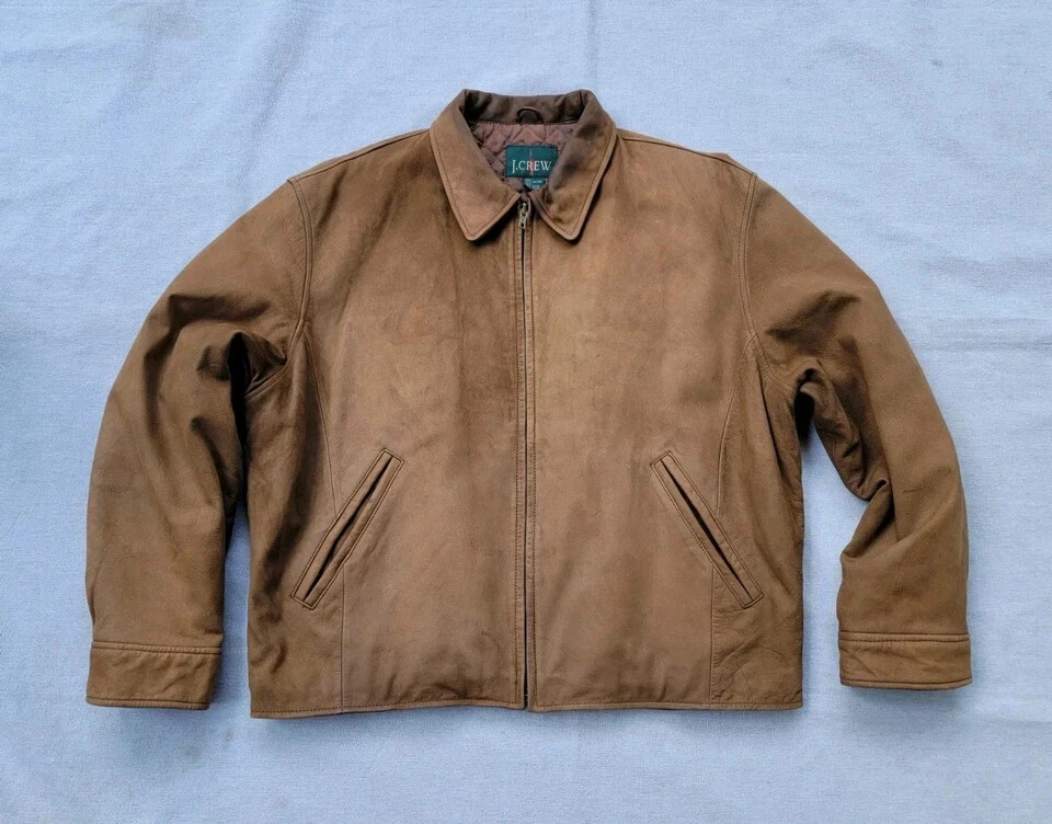 Jaqueta de couro genuína marrom masculina anos 90 premium elegante jaqueta desgastada para motociclista