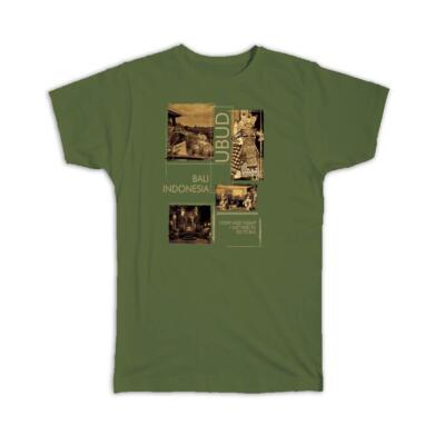 Gift T-Shirt : Ubud Bali Indonesia Sepia Photo Composition