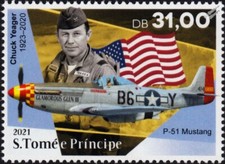 CHUCK YEAGER & P-51 MUSTANG 