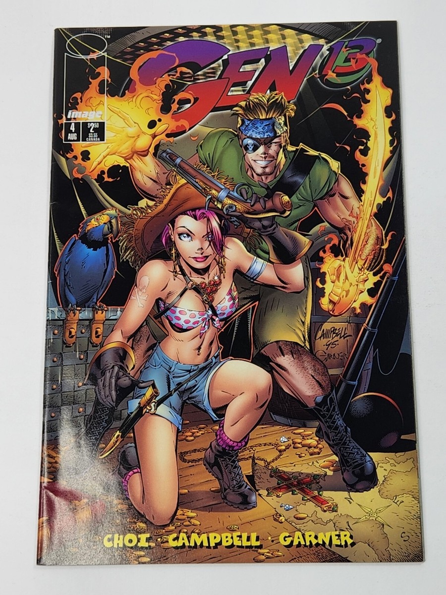 【中古】 たぢからお ４/講談社/吉開寛二 Gen 13 #2 3 4 5 J. Scott Campbell Covers & Art Image Comics