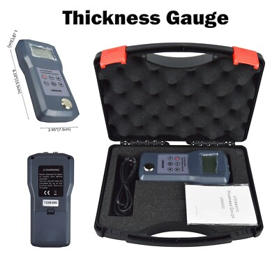 #ad #ad UM6500 Portable Handheld Intelligent Ultrasonic Thickness Gauge Detector $146.00