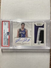 Jimmer Fredette 2012-13 Panini National Treasures Rookie Patch Auto /199 PSA 9