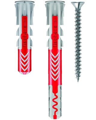 Fischer Duopower S Dübel+Schraube Nylon Spreizdübel Klappdübel 5/6/8/10/12/14