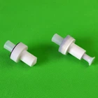 2 PCS Electrostatic Powder Coating Flat and Round nozzle for Gema 02 spray gun