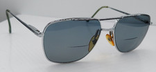 Vintage Van Huesen Gunmetal Silver Pilot Metal Sunglasses Italy FRAMES ONLY