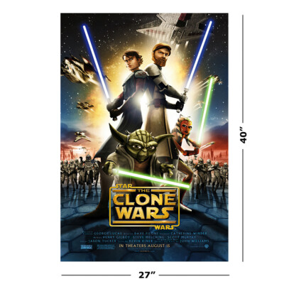 Star Wars: The Clone Wars - Movie Poster / Print (Regular) (Size