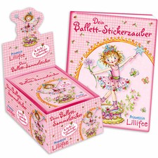 Prinzessin Lillifee BALLETT - 1 Display mit 50 Stickert&uuml;ten + Sammelalbum NEU