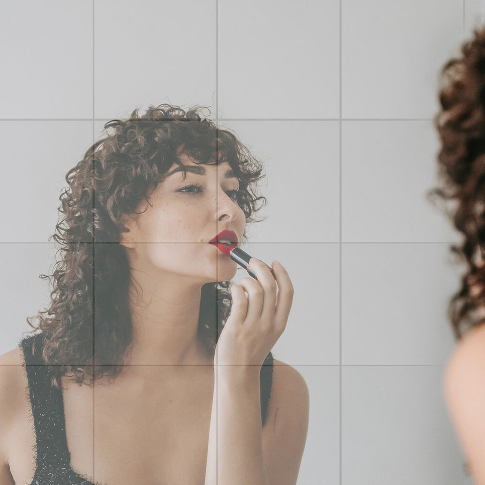 Flexible Wall Mirror Self Adhesive Mirror Non Glass Mirror Square