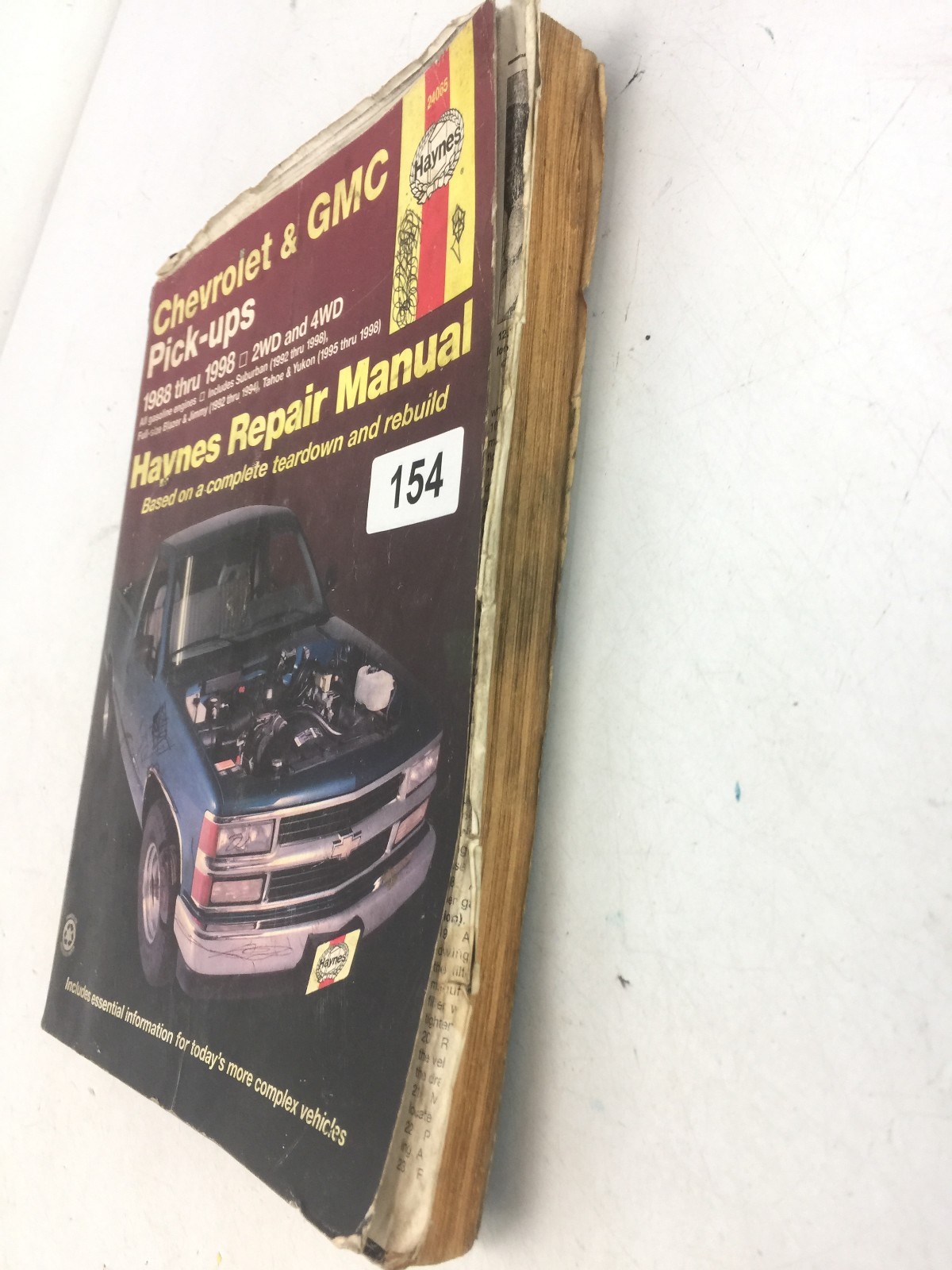 Chevrolet GMC Pick-ups 1988 Thru 2000 Haynes Repair Manual Gas Engines 2wd  4wd | eBay
