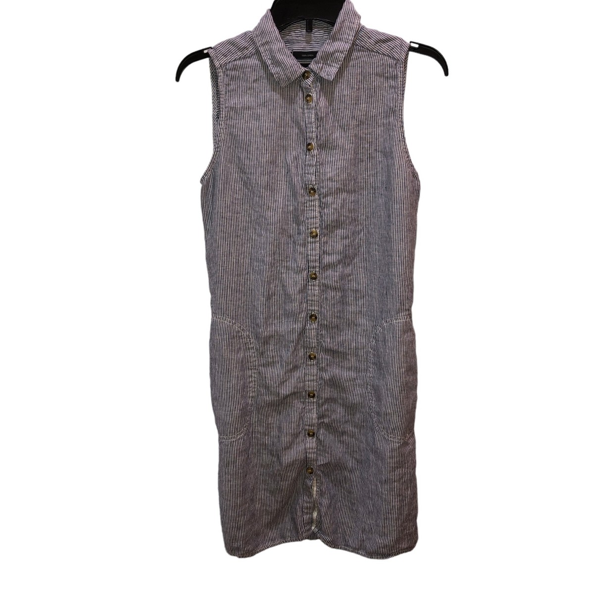 tahari button front linen dress Tahari linen shirt dress