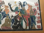 Rare Mayan Culture Signed Painting (Certified Copy from Bonampak"s Acropolis). — photo 4