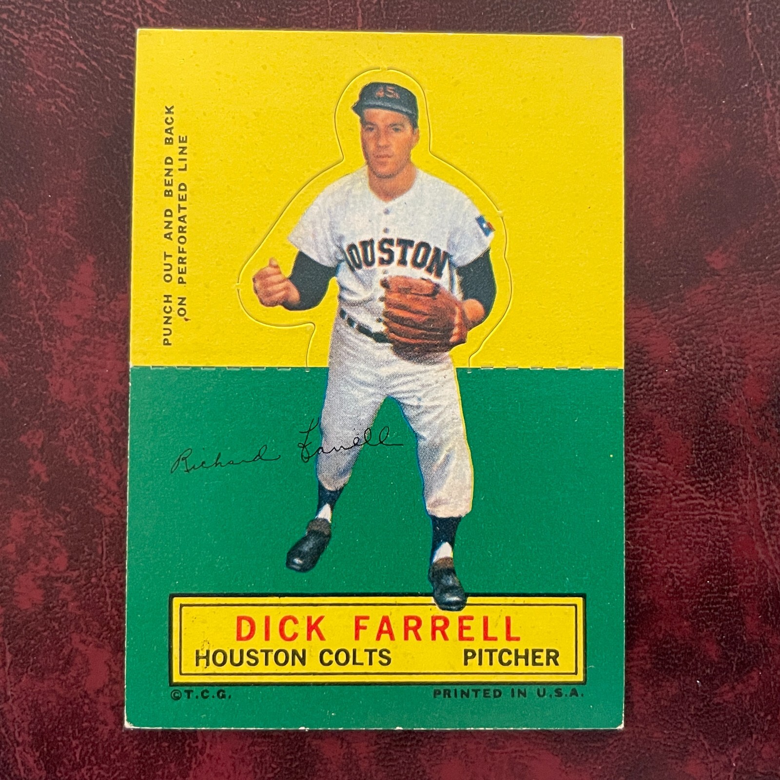 1964 Topps Stand Ups Set DICK FARRELL HOUSTON COLTS COLT .45s NRMINT *HIGH GRADE