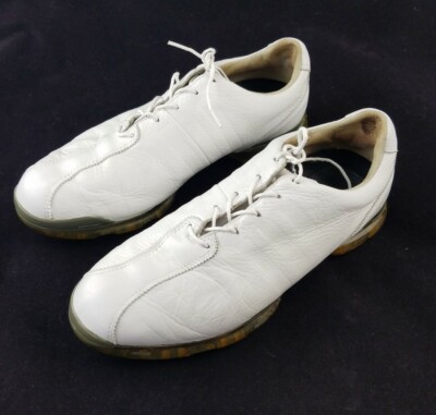 Adidas Adipure White Leather Golf Shoes 