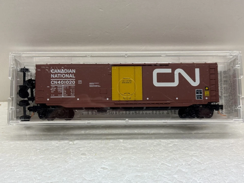 N Scale Micro Trains MTL 38310 Canadian National CN 401020 Box Car - Image 2 of 4