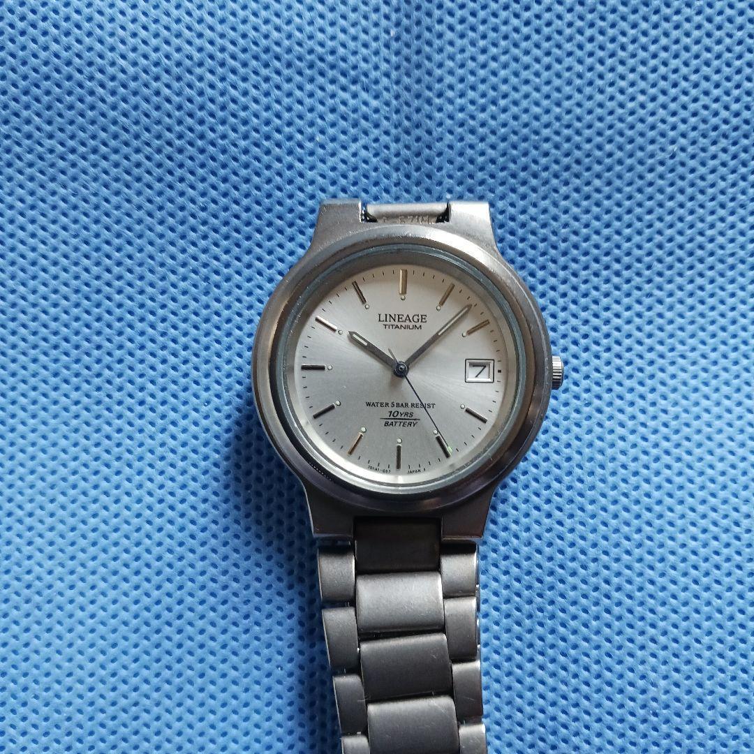 Casio Operating Product Lineage Titanium Date Diameter 35Mm 51G