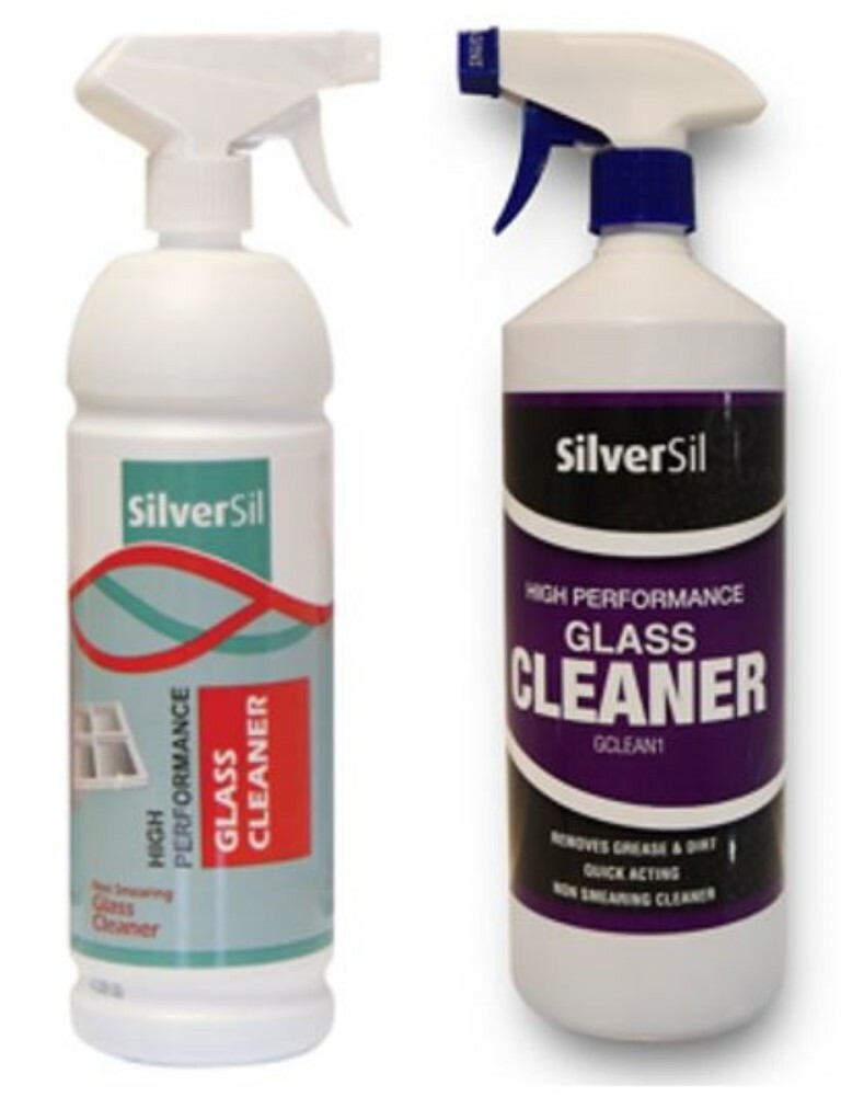 24 x Silversil Glass Cleaner 1 Litre Window Upvc Plastic Professional