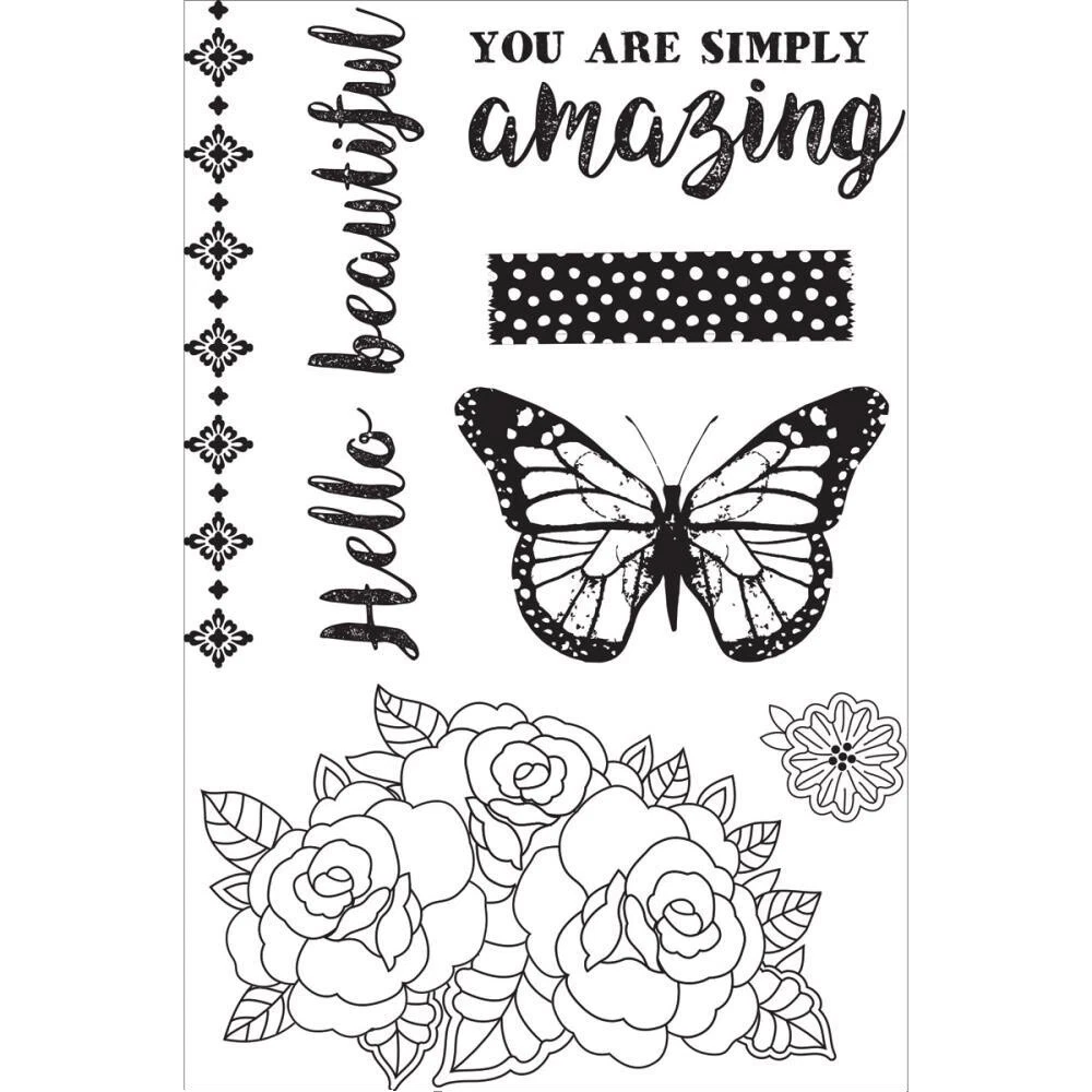 Cruz Kaisercraft Acrílico Animales e insectos Sellos