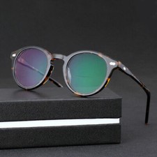 Vintage Bifocal Reading Glasses Round Transition Photochromic Readers Sunglasses