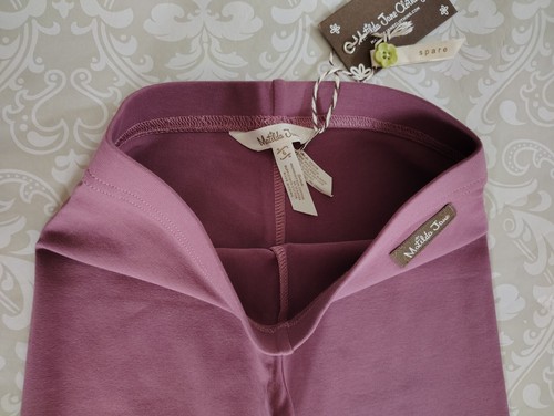 Matilda Jane 6 Enchanted Garden Purple Cropped Playful Palette Scrappy Leggings - Picture 2 of 2