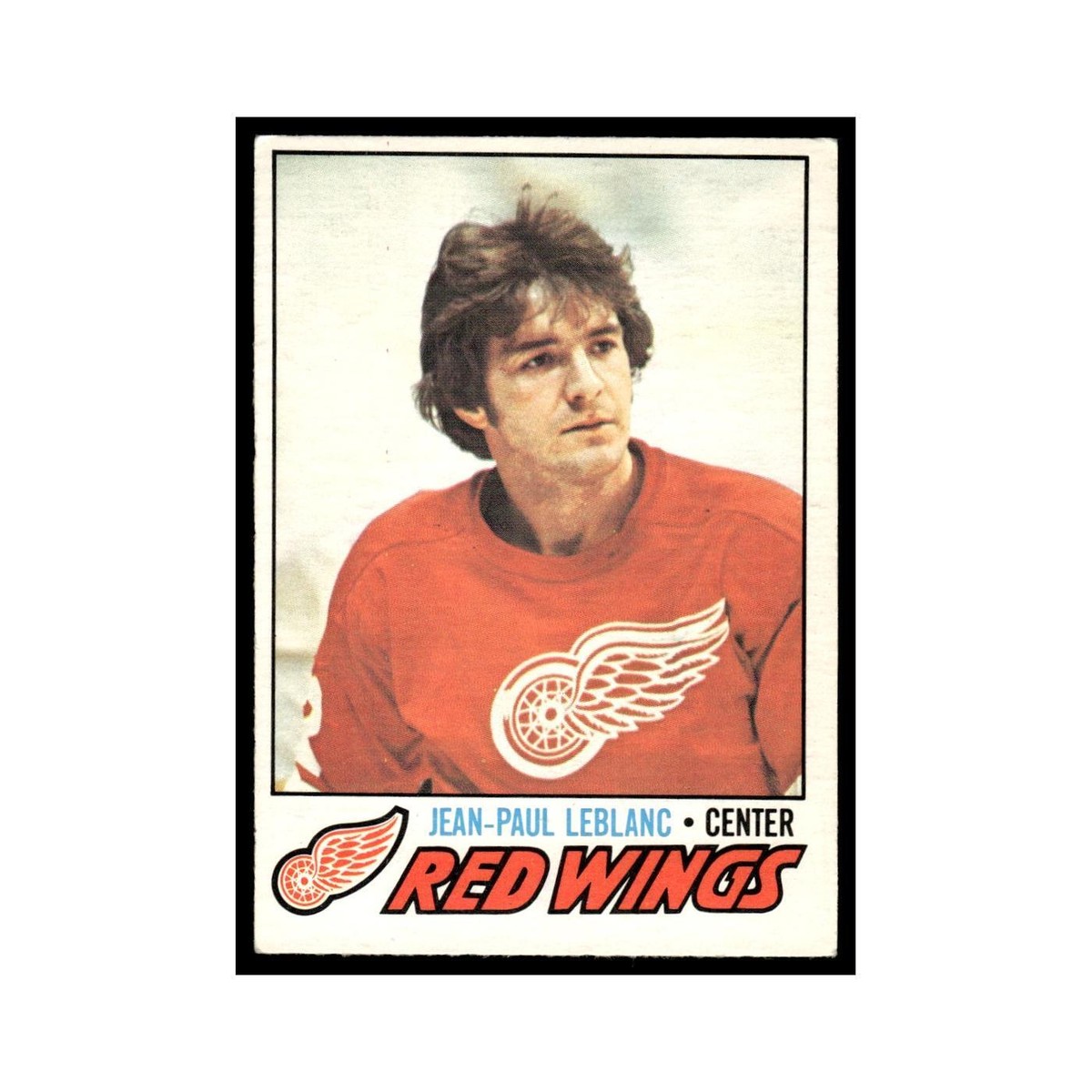 Jean-Paul LeBlanc 1977 O-Pee-Chee #133 Detroit Red Wings Hockey