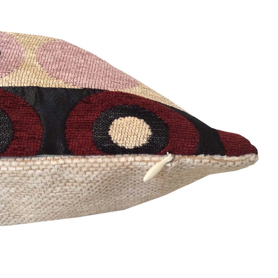 Multi-Color Spotted Upholstery 14x24" Decorative/Throw Pillow Case/Cushion Cover - Image 3 of 3