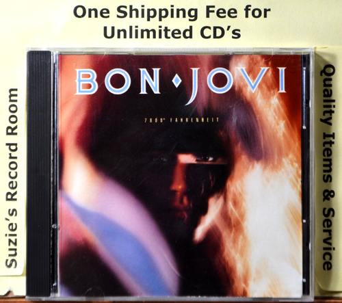 CD Bon Jovi 7800 Degrees Fahrenheit -Only Lonely -The Hardest Part is the Night