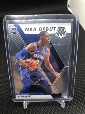 Rj Barrett Rookie Card 19-20 Mosaic Nba Debut New York Knicks  