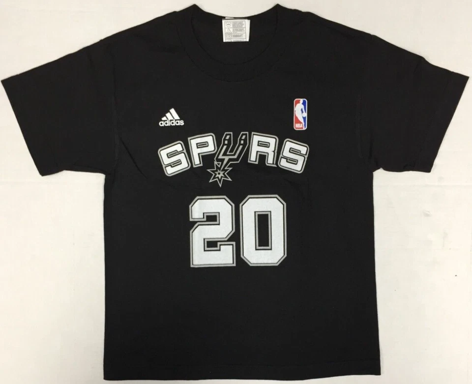 Manu Ginobili #20 San Antonio Spurs 2-Sided NBA Boys T-Shirt Small (8) - Image 2 of 2