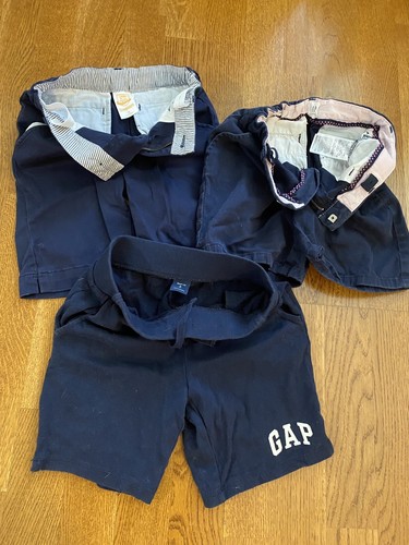 Lot of 10 Pieces School Uniforms Blue Gap Old Navy Size Medium (8) Polo Shorts - Picture 3 of 9
