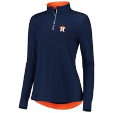 Houston Astros Women's Iconic Clutch Half-Zip Pullover - New With Tags!