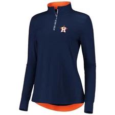 Houston Astros Women's Iconic Clutch Half-Zip Pullover - New With Tags!