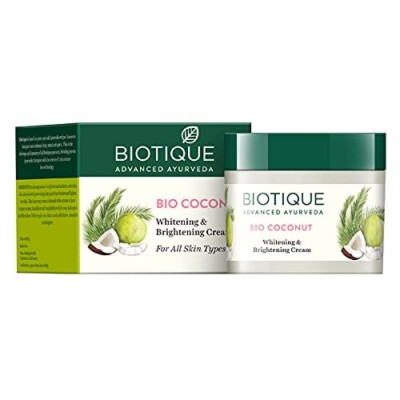4er PACK BIOTIQUE BIO COCONUT WHITENING & BRIGHTENING CREAM WITH LOW SHIPPING...