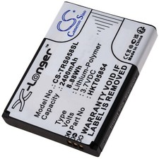 Akku kompatibel mit Thuraya Typ HKT05854 3,7V 2400mAh/8,9Wh Li-Polymer Schwarz