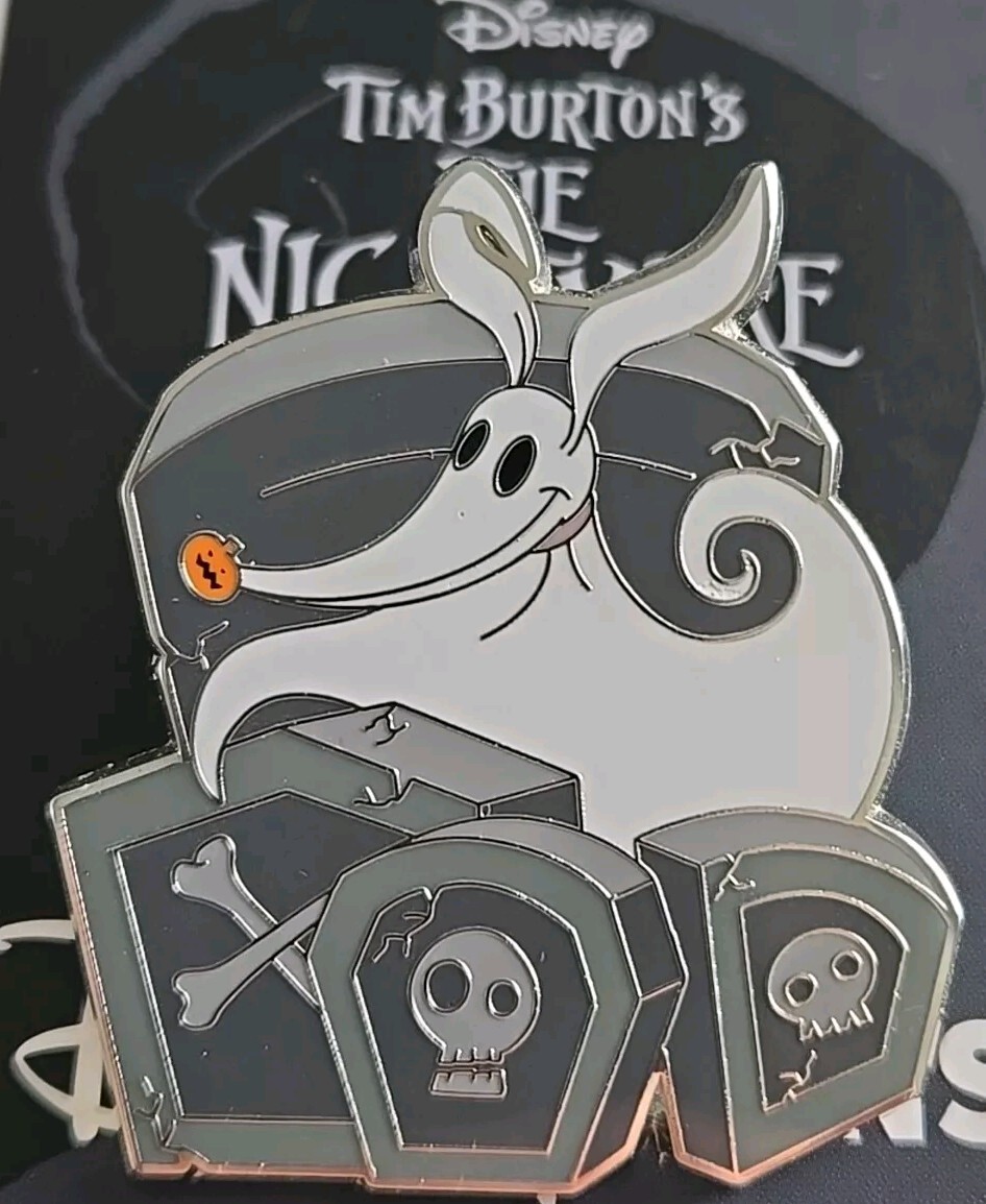 2024 Disney Nightmare Before Christmas Tombstone Dog Zero NBC  Mystery Box Pin