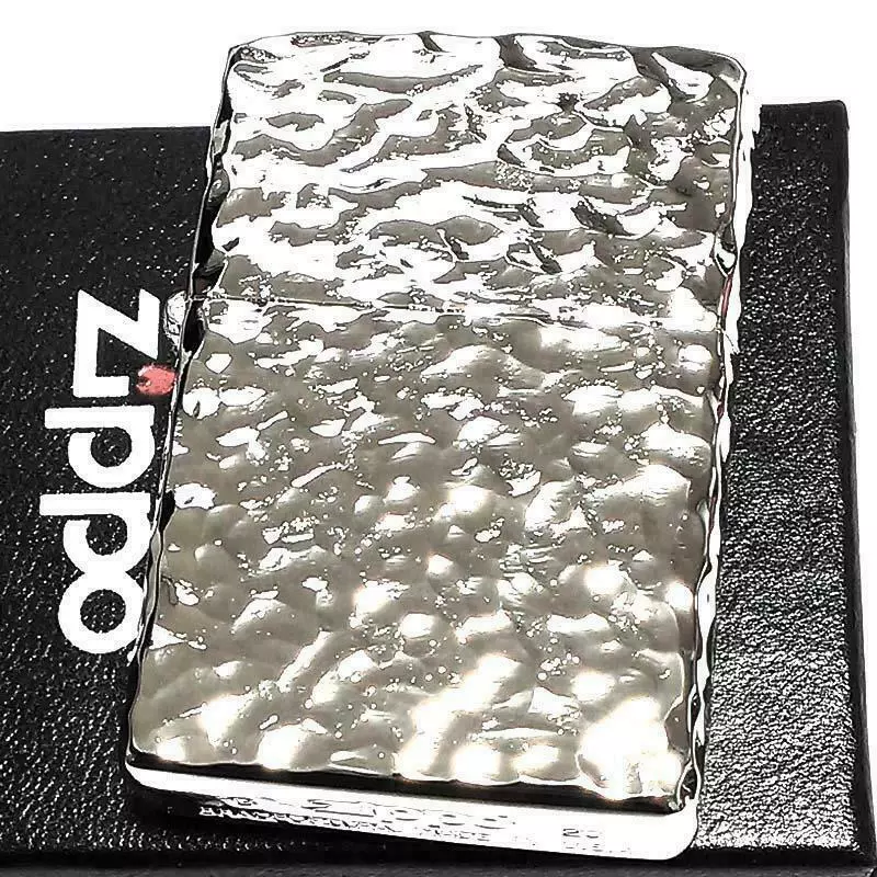 zippo hammer tone silver