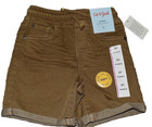 7R NWT 3T CAT & JACK Skinny Denim Pull On Shorts w/Elastic Drawstring Waist — photo 1