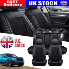 For Hyundai Kona Ioniq 5-seat Car Seat Cover Full Set PU Leather All Season UK