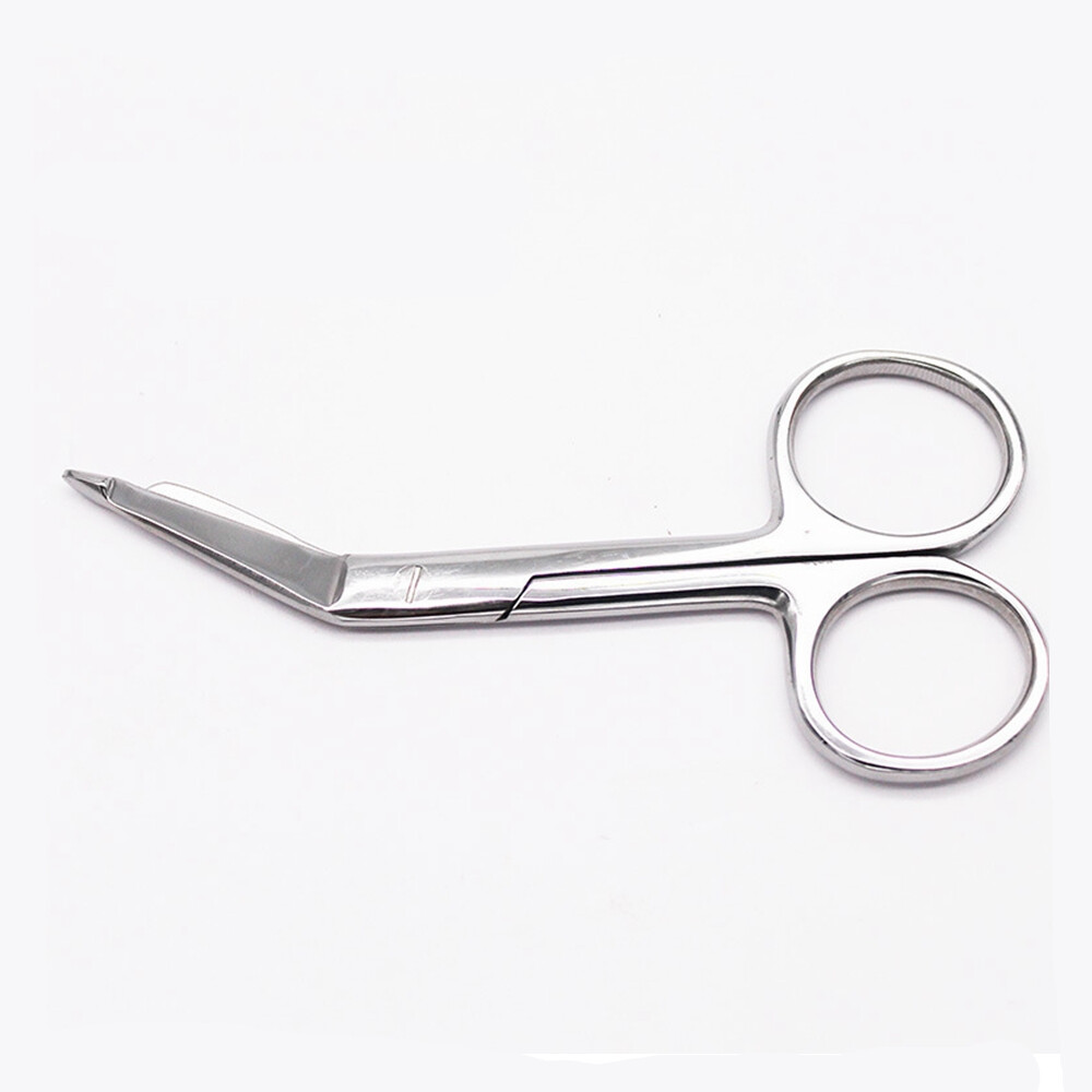 11cm Stoma Ostomy Colostomy Bag Scissor Polished Curved Probed Blade eBay