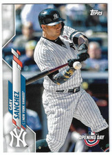 2020 Topps Opening Day #59 Gary Sanchez New York Yankees