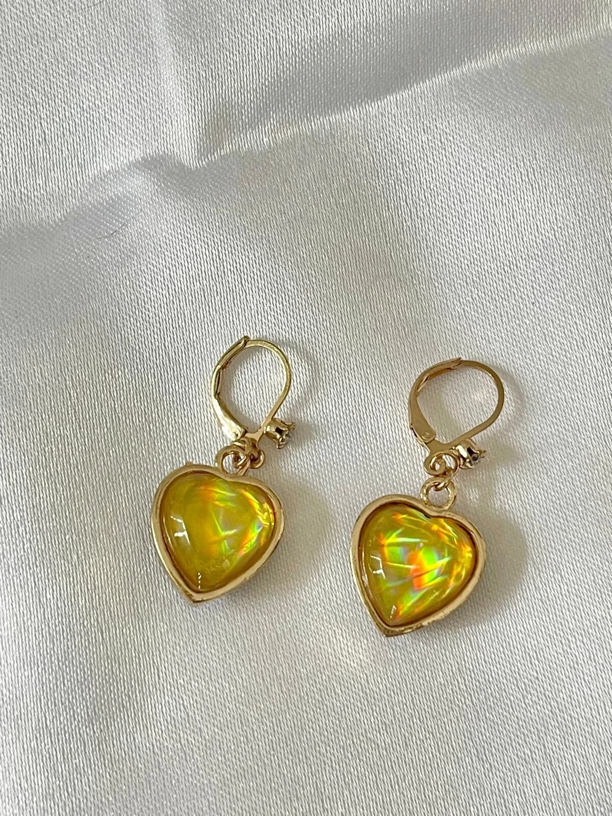 Xoxo forever Love Earrings Style Vintage 90 Yves Saint Laurent Designs Ladder