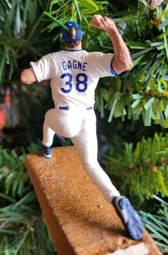 Eric Gagne Los Angeles LA Dodgers Baseball MLB Xmas Tree Ornament vtg Jersey #38 - Picture 12 of 15