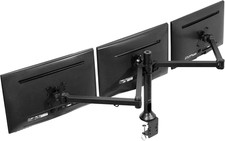VIVO Triple 23 to 32 Inch LED LCD Computer Monitor Desk Mount VESA Stand, Heavy 