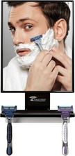 Fogless Shower Mirror Anti-Fog Mirror Adjustable Shaving Mirror with a Squeegee