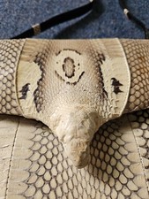 Rare Vintage Python Snake 1960 Handbag